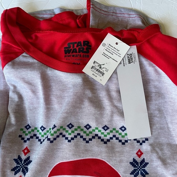 Star Wars The Mandalorian Grogu Baby Yoda Santa Christmas Pajama Set XXL - Picture 2 of 6